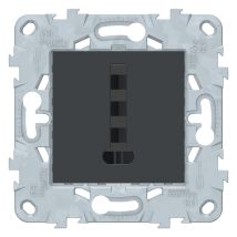 Prise téléphone anthracite - Unica SCHNEIDER ELECTRIC