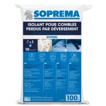 Granulat béton léger / Isolant naturel EFIPERL sac de 100 L SOPREMA