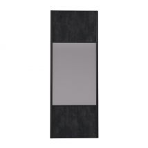 Porte de placard Miroir et Ardoise Profil noir H 248,5 x L 62,2 cm YNGENIO