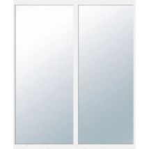 Verrière Louvre Profil Blanc Vitrage Verre Clair L. 865 mm x H. 1125mm YKARIO