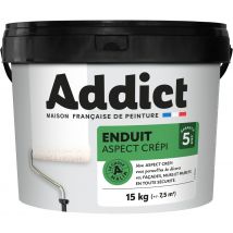 Enduit extérieur aspect crépi ton pierre 15 kg ADDICT