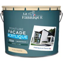 Peinture façade acrylique ton pierre 10 l LA FABRIQUE