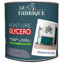 Peinture glycero Cendre satin 125 ml - LA FABRIQUE