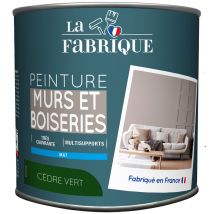 Peinture mur et boiserie Cèdre Vert mat 125 ml - LA FABRIQUE