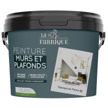 Peinture murs et plafonds blanc satin 10 l LA FABRIQUE