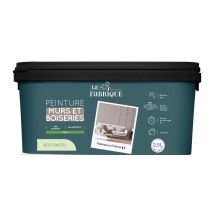 Peinture mur et boiserie Vert Pastel satin 2,5 l - LA FABRIQUE