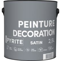 Peinture de décoration intérieur pyrite satin 2,5L