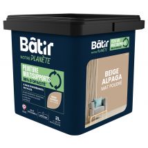 Peinture multi supports mat beige alpaga 2L BATIR NOTRE PLANETE