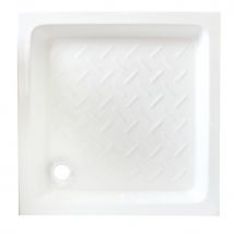 Receveur de douche 90x90 cm céramique blanc - ONDEE