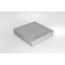 Support béton pour plots plastique ép. 4,8 cm 25 x 25 cm - ALKERN