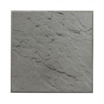 Dalle Kerry re-source 40 x 40 cm EP.3,5cm Gris - ALKERN