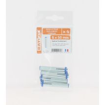 Douilles pour scellement chimique M6 par 4 BATIFIX