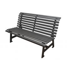 Banc de jardin SQUARE aluminium graphite 150 cm, Livraison à domicile incluse - PROLOISIRS