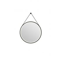 Miroir LED Barber Black diamètre 75 MP GLASS
