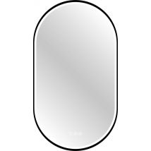 Miroir LED Swann Black 2 Oblong 90 x 50 cm MP GLASS