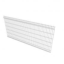 Panneau de grillage rigide Giga 200 2,50m x 1,23 m gris CLOTEX