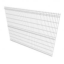 Panneau de grillage rigide Giga 200 2,50m x 1,93 m gris CLOTEX