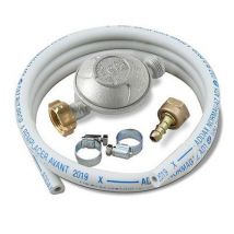 Tube souple pour gaz butane 1,5 m validité 5 ans avec détendeur HOME-GAZ