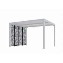 Panneaux décoratifs en métal par 4 pour pergola bioclimatique HABRITA