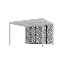 Panneaux décoratifs en métal par 5 pour pergola bioclimatique HABRITA