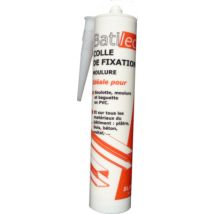 Cartouche pistolet colle de fixation moulure goulotte 310ml - BATILEC