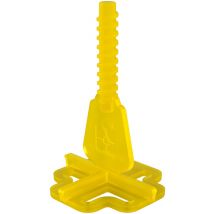 Croisillons de carrelage autonivelants en T 2 mm jaune sachet de 100 PAVILIFT