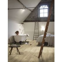 Sol PVC décor bois gris pure oak SMARTEX rouleau de 4m vendu au m² BEAUFLOR