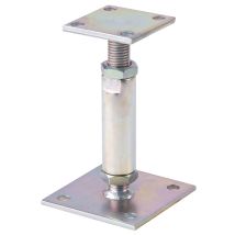 Ancre de poteau 70 x 70 mm et 100 x 100 mm réglable de 150 à 190 mm ALBERTS