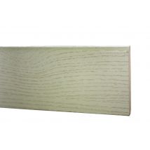 Plinthe 10 x 60 x 2600 mm blanc structuré