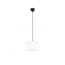 Suspension E27 Ø25 cm Madeline blanc 10W - CASALUM
