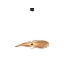 Suspension E27 Ø78 cm Laurine fil de papier naturel 40W - CASALUM