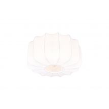 Plafonnier E27 Ø40 cm Madeline blanc 10W - CASALUM