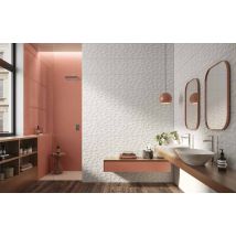 Faïence murale intérieur terracotta Spatula ép 10 mm 30 x 90 cm paquet 1,89 m² CERAM INDUSTRIE