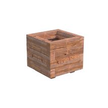 Bac en bois traité Adèle 1 34x34x32 cm WHITE WOOD