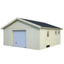 Garage bois Bois Naturel Andre 28,5m2 Livraison à domicile incluse