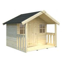 Abri de jardin Bois Naturel Leo 1,9m2 Livraison à domicile incluse