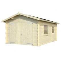 Garage Bois Naturel Tony 15,9m2 Livraison à domicile incluse