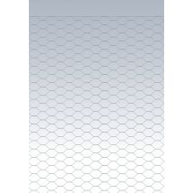 Grillage à poules triple torsion galva - H.150 cm - Rouleau de 50 m CAVATORTA