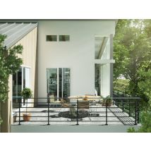Garde-corps sol Pure Black en kit L.2m50 SOGEM