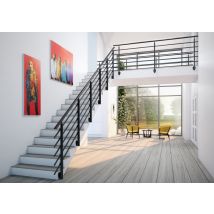 Garde-corps mur Pure Black en kit L.1m50 SOGEM