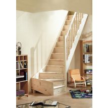 Escalier secondaire 1/4 tournant droit Tradi Eco SOGEM