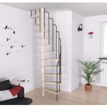 Escalier Saturne gain de place avec rampe SOGEM