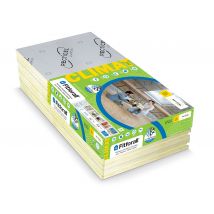 Panneau d'isolation thermique en polyuréthane Fitforall - Épaisseur 100 mm - l.0,60 x L.1,20 m RECTICEL