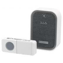 Sonnette sans fil 200m 220V-240V à brancher Blanc - CEEZAM