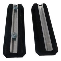 Support Rubber foot anti-vibration l.400 mm pour climatisation fixe