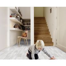 Sol PVC décor bois blanchis NOVO AVEO rouleau de 4m vendu au m² BEAUFLOR