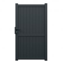 Portillon aluminium HERITAGE l.1,00 x H.1,80 m gris livraison directe à domicile GARDEN GATE