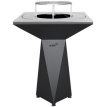 Brasero de cuisson G1 BASIC graphite avec plaque plancha, grille et couvercle de protection ARTISS