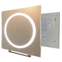 Miroir de salle de bains amovible Led Win80 80 x 60 x 6,6 cm - NEWMI