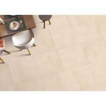 Carrelage de sol intérieur beige rectifié TERRA 60 x 60 cm paquet 1,42 m² ELYSSA TRADING